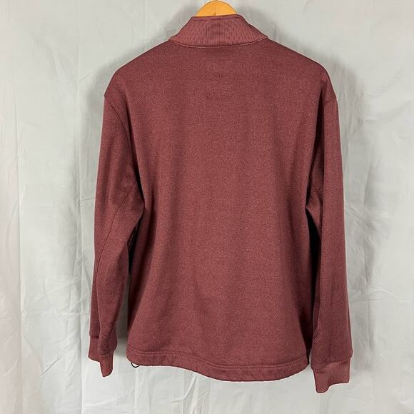 Callaway Weather Series Quarter Zip Pullover Burgundy Men's sz Large - Picture 3 of 9
